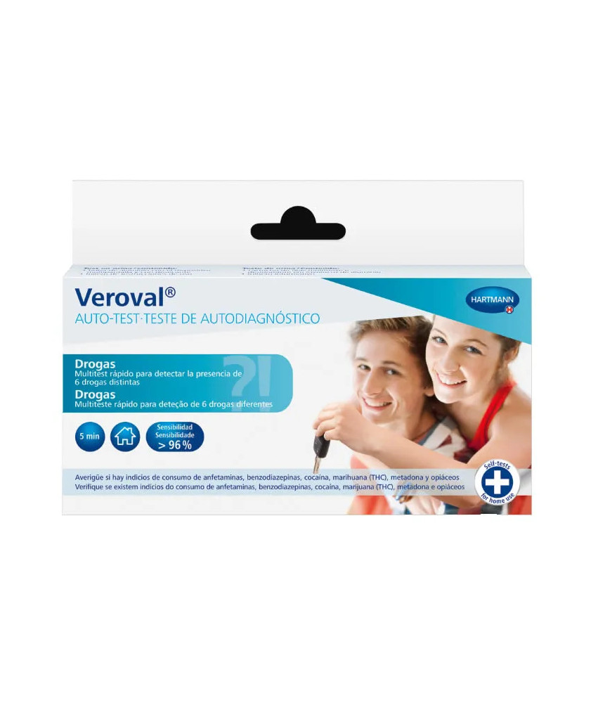 Test de dépistage Veroval Autotest Drogue par Hartmann