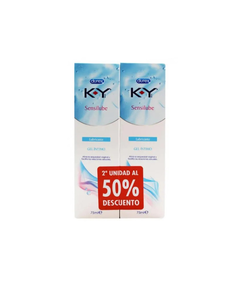Lubrifiant intime Durex Sensilube 2x75ml