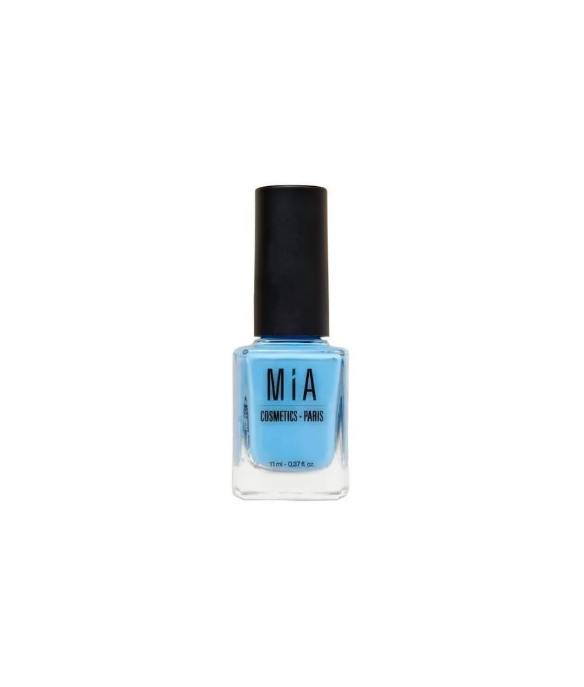 Vernis à ongles Mía Cosmetics Aqua Blue: L'éclat du bleu azur