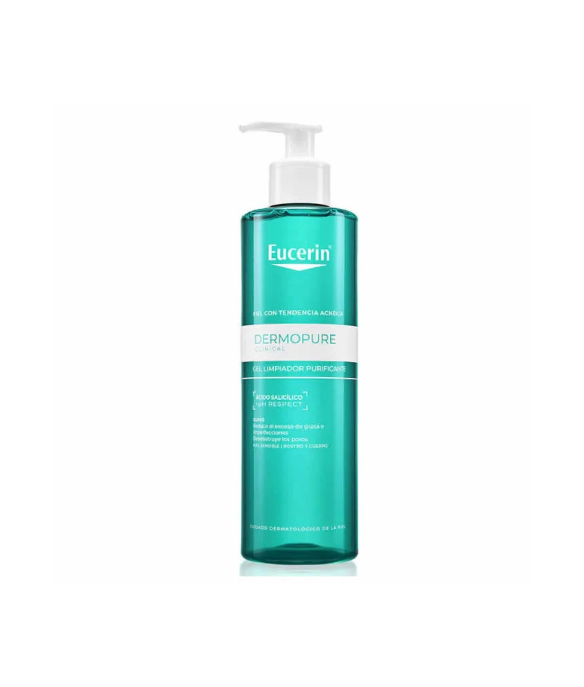 Gel Visage Contrôle de l'Excès de Sébum Eucerin Dermopure 400ml