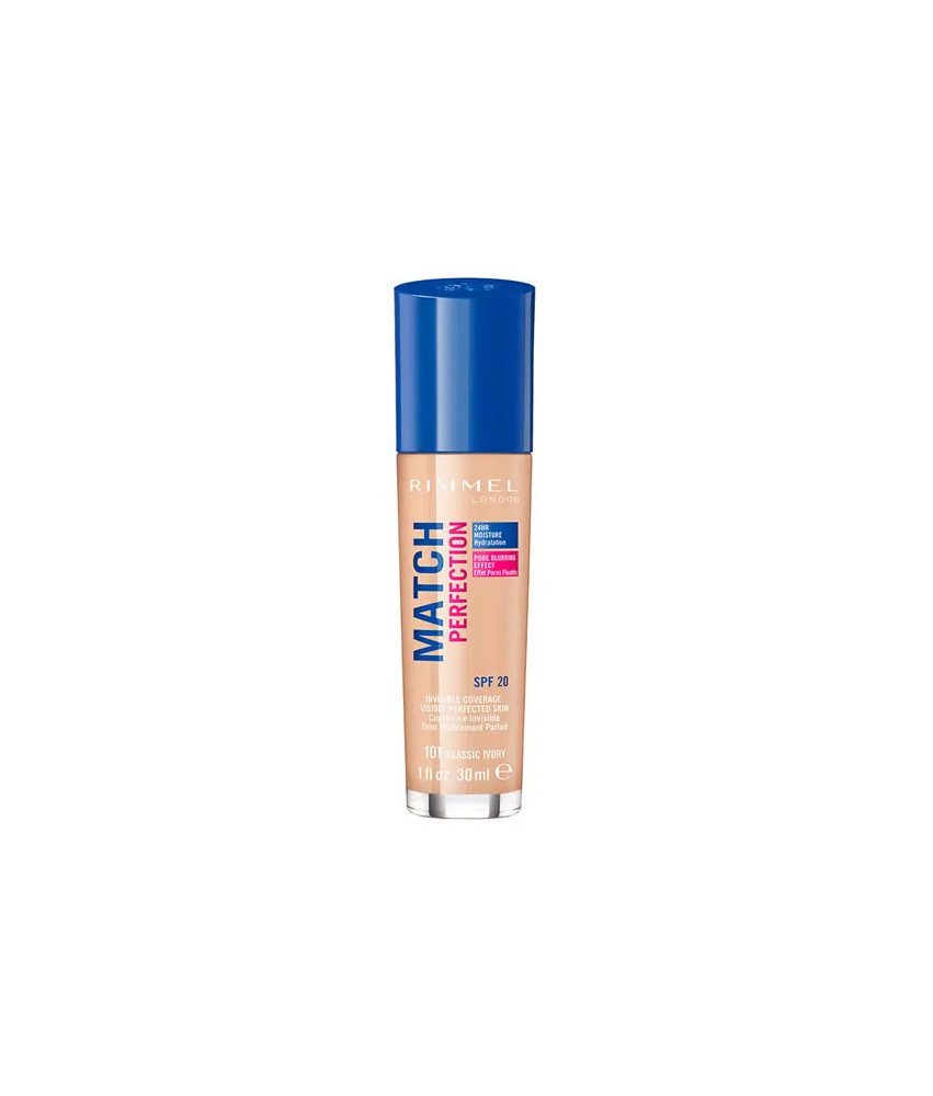 Fond de teint Rimmel London Match Perfection SPF20 - Classic Ivory