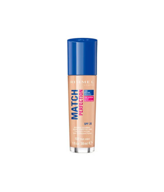 Fond de teint Rimmel London Match Perfection SPF20 103 True Ivory - 30ml