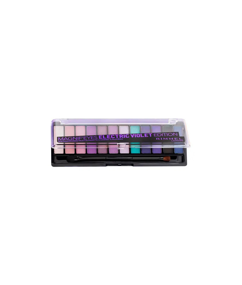 Palette de fards à paupières Rimmel London Magnif'Eyes 008 Electric Violet