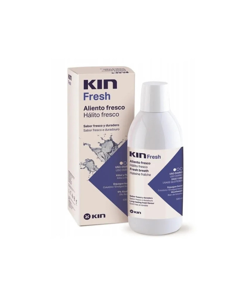 Rafraîchissez votre haleine avec Kin Fresh Bain De Bouche 500ml