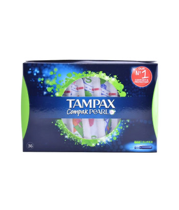 Tampax Pearl Compak Super 36 Unités: Protection optimale