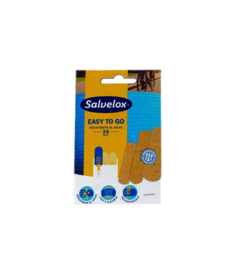 Pansements imperméables Salvelox Easy to Go 24 pcs