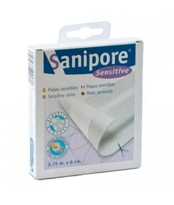 Pansement adhésif Sanipore 75cmx8cm 1ud: protection optimale