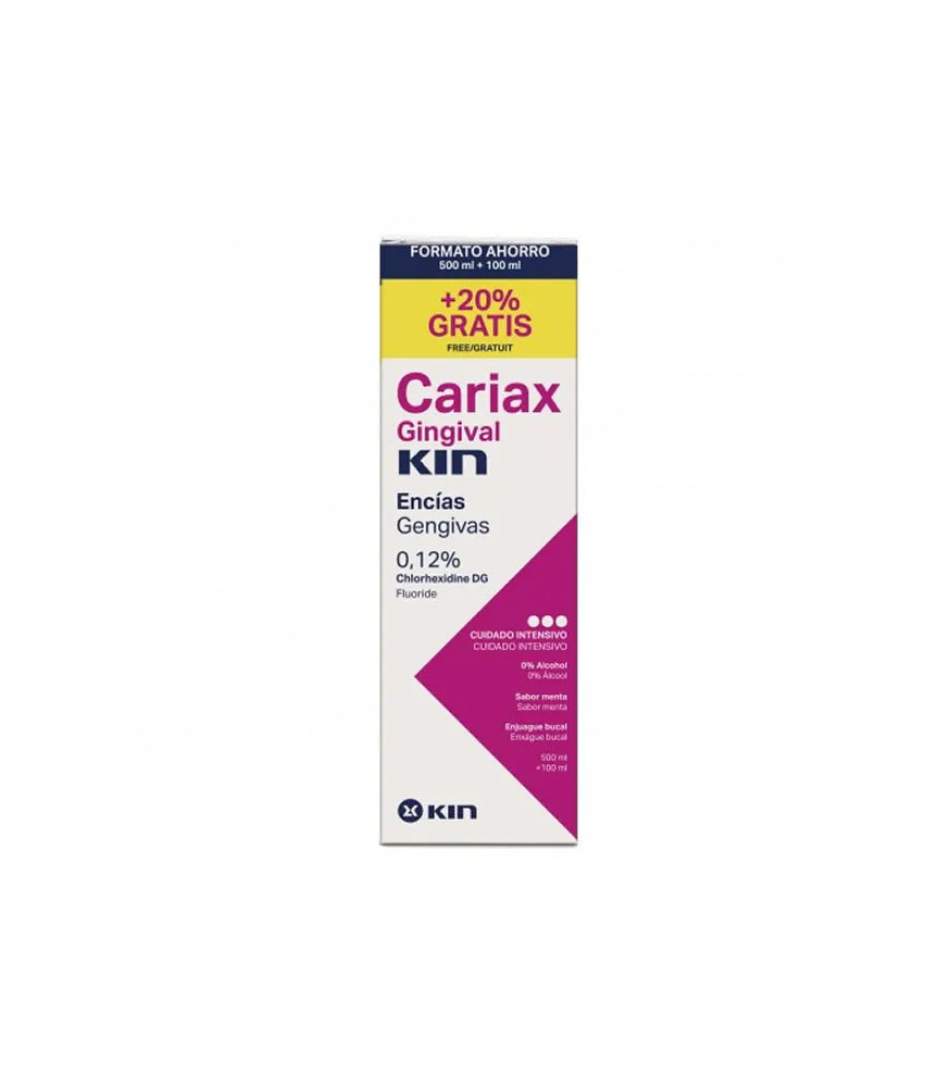 Renforcez vos gencives avec Kin Cariax 500ml + 100ml