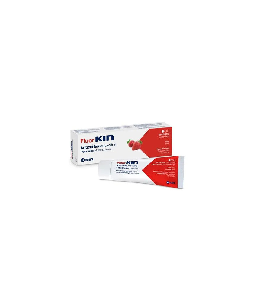 Pâte Anticaries Fluorkin Saveur Fraise 75ml