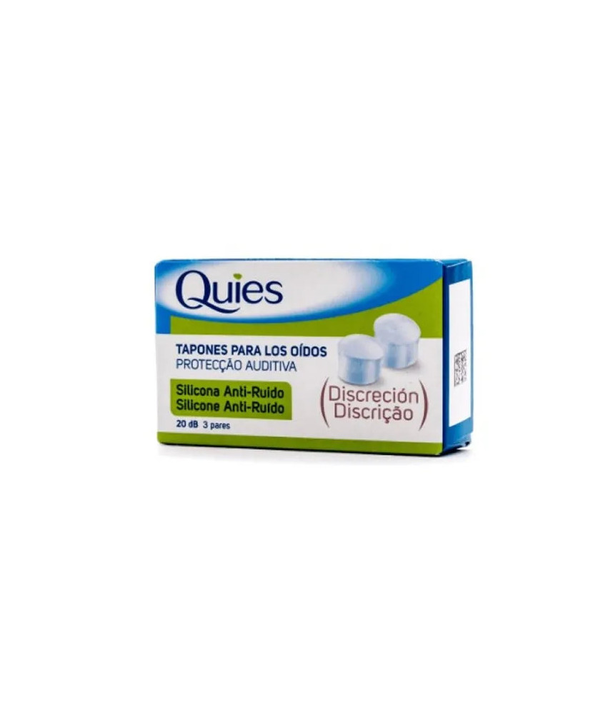 Bouchons en Silicone Anti-bruit Quies 6 Unités