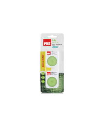 Fil dentaire Pbh Phb Fluo et Menthe 50m Double Wax