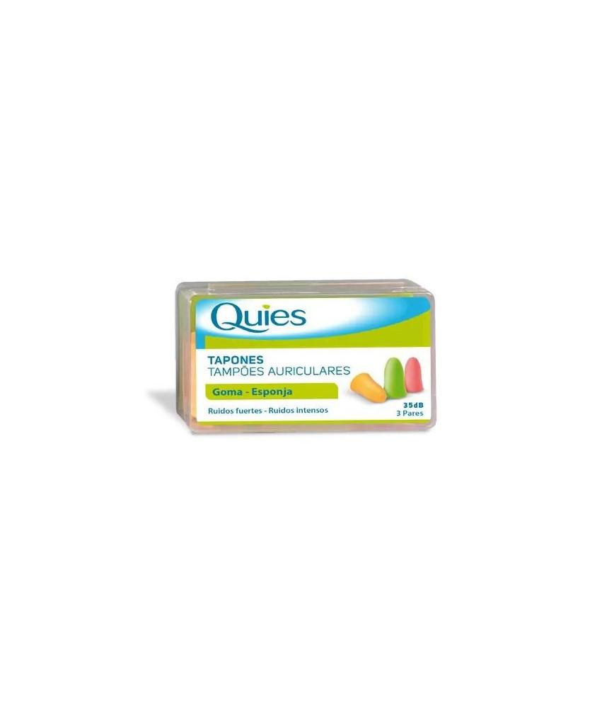 Bouchons en caoutchouc Optik Deiters Quies 6 Uds