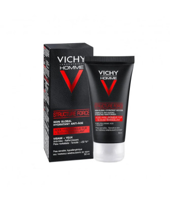 Vichy Homme Structure Force: Soin Anti-Âge Peau Sensible 50ml