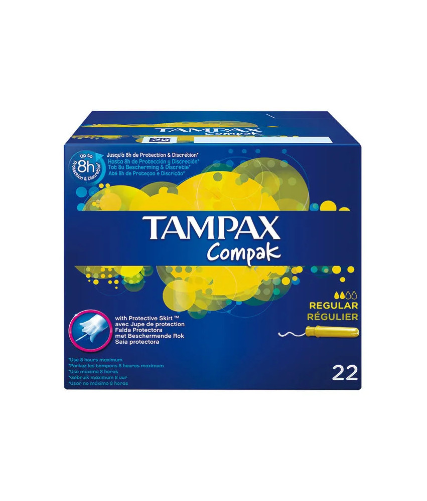 Tampax Compak Regular 22 unités: Protection Discrète