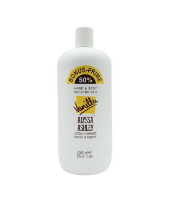 Hydratant pour les mains et le corps Alyssa Ashley Vanille 750ml
