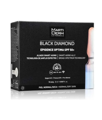 Martiderm Black Diamond Epigence Optima Spf50 - Protection ultime en ampoules
