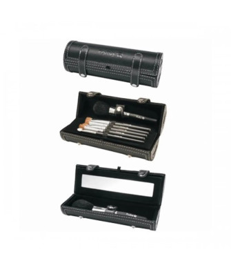 Coffret 7 Pinceaux Eurostil Avec Miroir - Idéal Pour un Maquillage Parfait