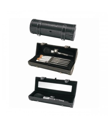 Coffret 7 Pinceaux Eurostil Avec Miroir - Idéal Pour un Maquillage Parfait