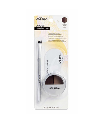 Poudre à sourcils Eurostil Cejas Andrea Marron Médium - Duo indispensable