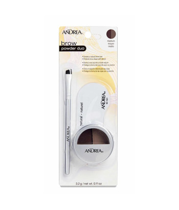 Poudre à sourcils Eurostil Cejas Andrea Marron Médium - Duo indispensable