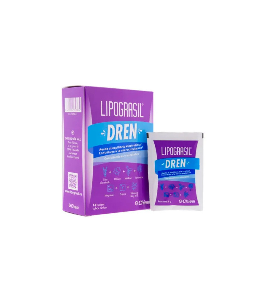Découvrez Lipograsil Dren Saveur Citron : 14 Sachets