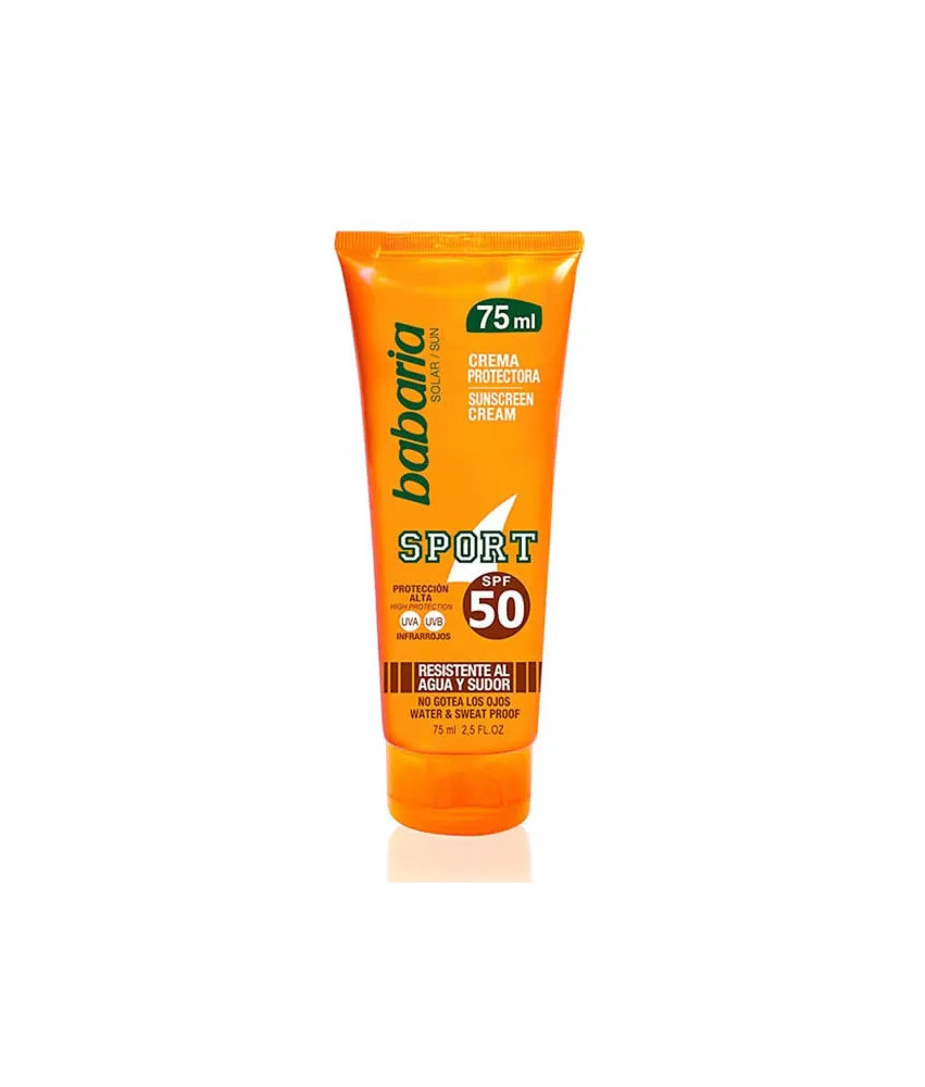 Babaria Crème Solaire Sport Spf50 75ml: Protection extrême