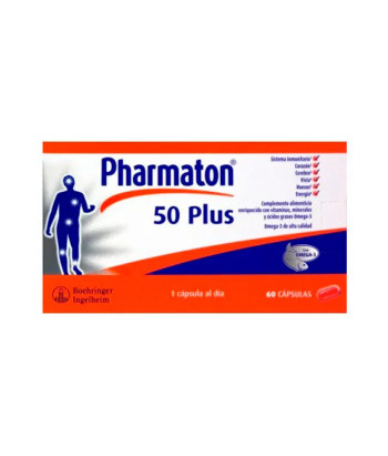Renforcez-vous avec Pharmaton 50Plus 30 Capsules