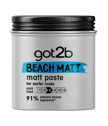 Schwarzkopf Got2b Beach Matt Paste pour look de surfeur 100ml
