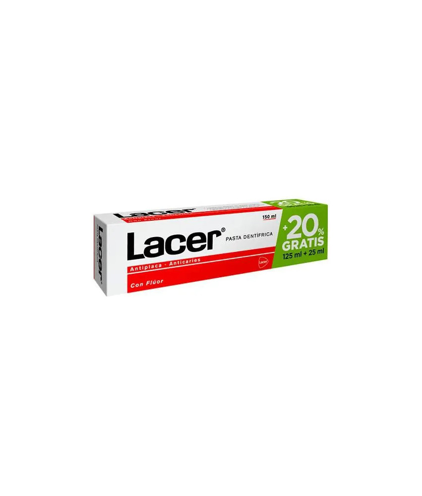 Offre spéciale: Lacer Pasta Dentifrice 125 25ml offert