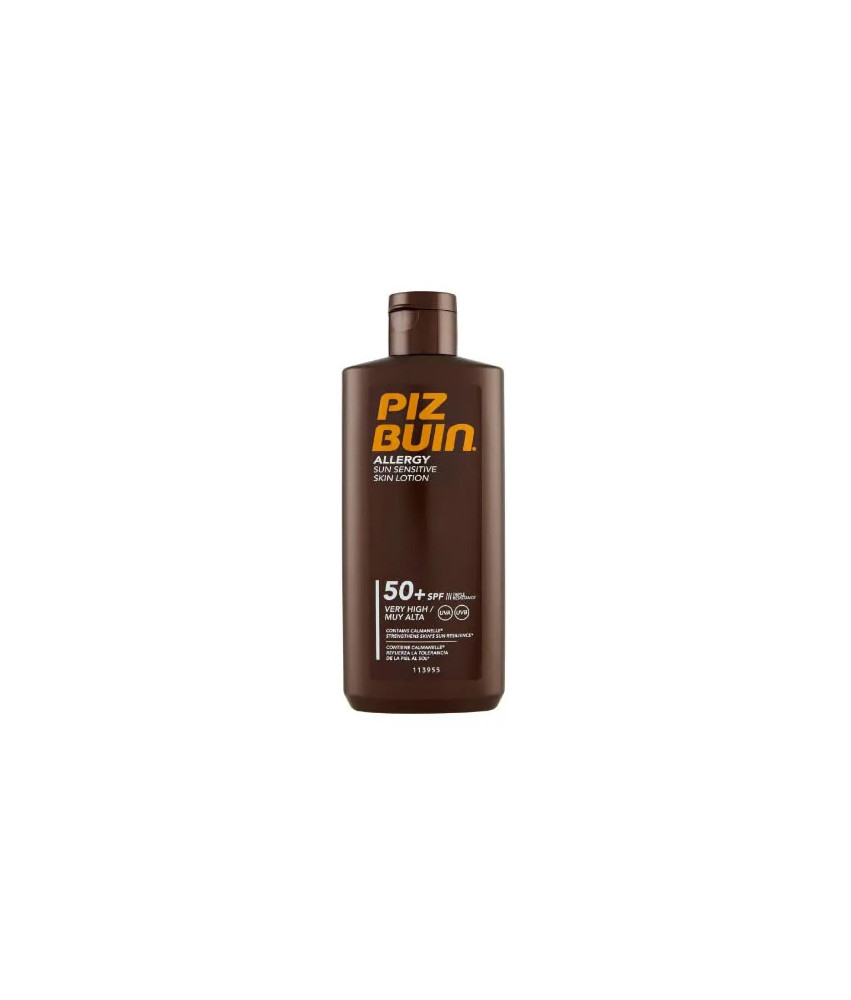 Protection solaire: Lotion Piz Buin Allergy SPF50 200ml