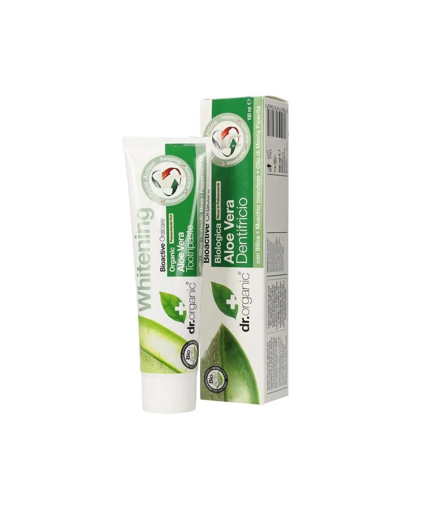 Dentifrice Dr Organic à l'Aloe Vera 100ml