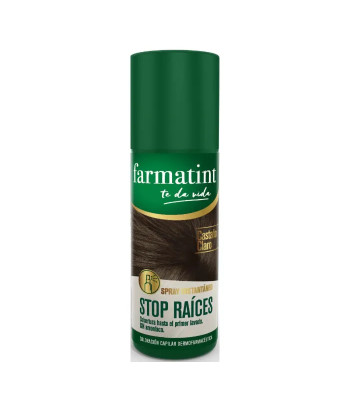 Masquez vos racines avec Farmatint Spray Châtain Clair 75ml