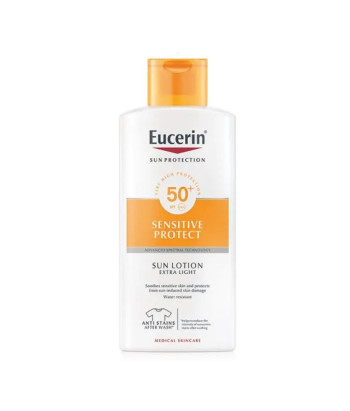 Lotion solaire Eucerin Sensitive Protect SPF50+ 400ml