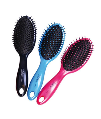 Brosse ronde en plastique Eurostil - Couleurs vives