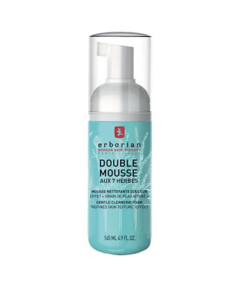 Nettoyant Visage Double Mousse Aux 7 Herbes 145ml Erborian