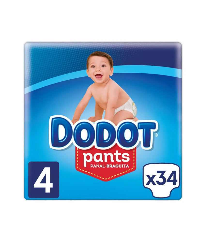Culottes d'apprentissage Dodot T-4 34 unités