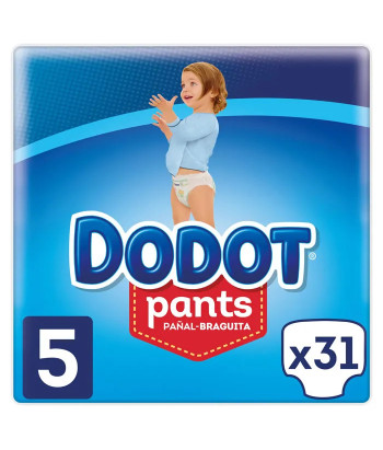Culottes d'apprentissage Dodot T-5 31 unités