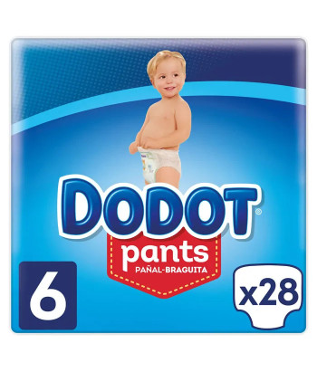Dodot Pants T-6: 28 Unités - La solution pratique pour les nuits tranquilles