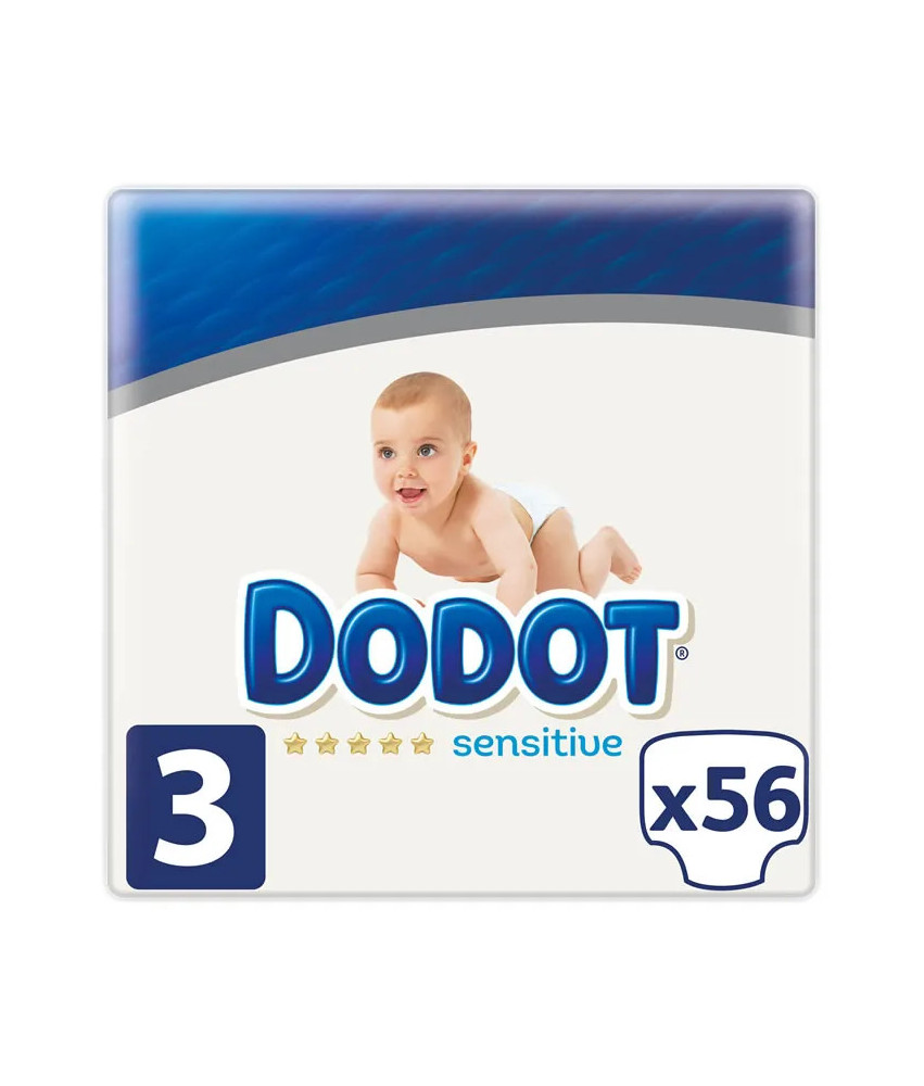 Couches Dodot Sensitive T-3 56 unités