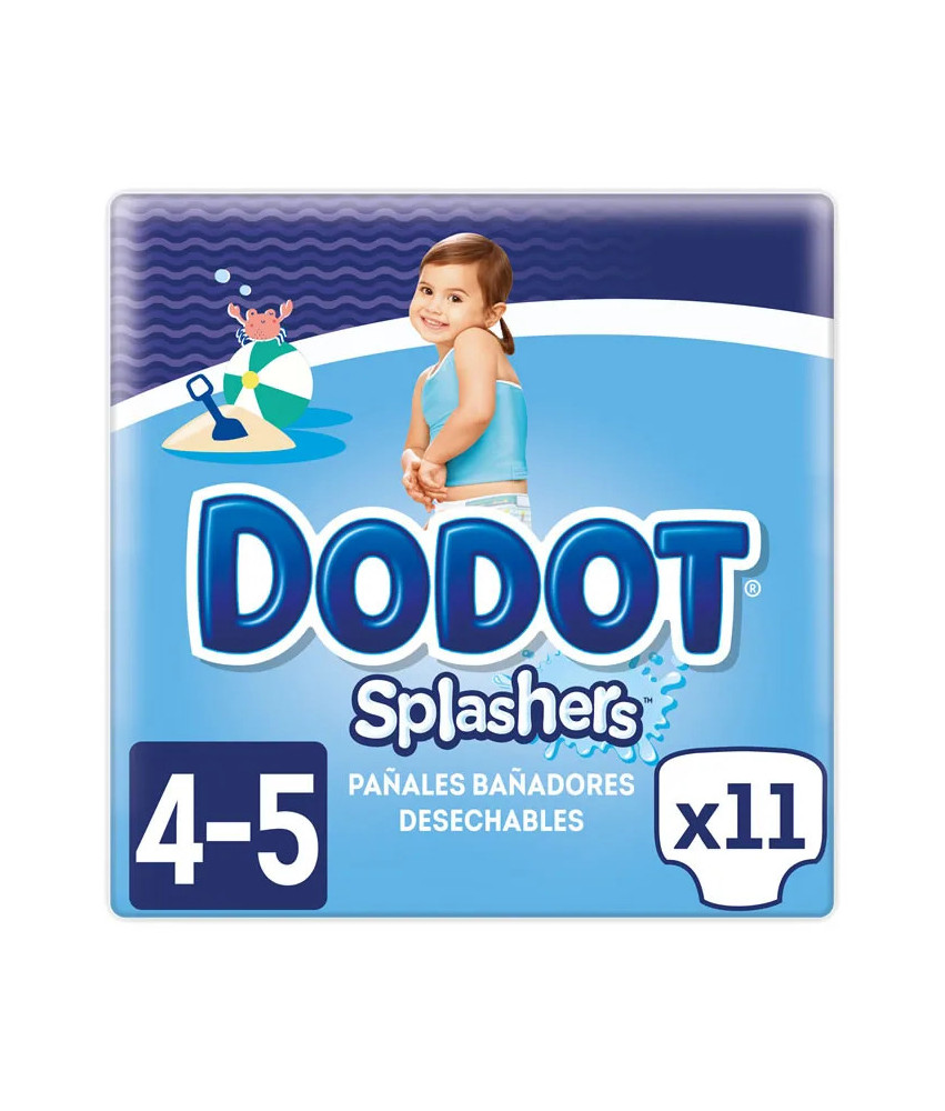 Couches de bain Dodot Splashers T-4: 11 unités