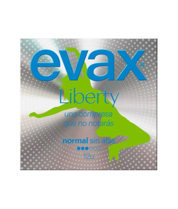 Serviettes hygiéniques Evax Liberty Normal - Pack de 12 unités
