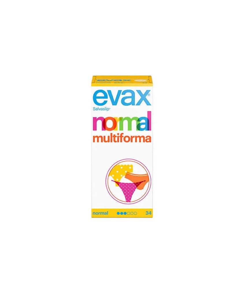 Protégez-vous avec Evax Salvaslip Normal Multiform 34 unités