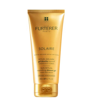 René Furterer Solaire Gel Douche Nourrissant 200ml - Accueil de l'été