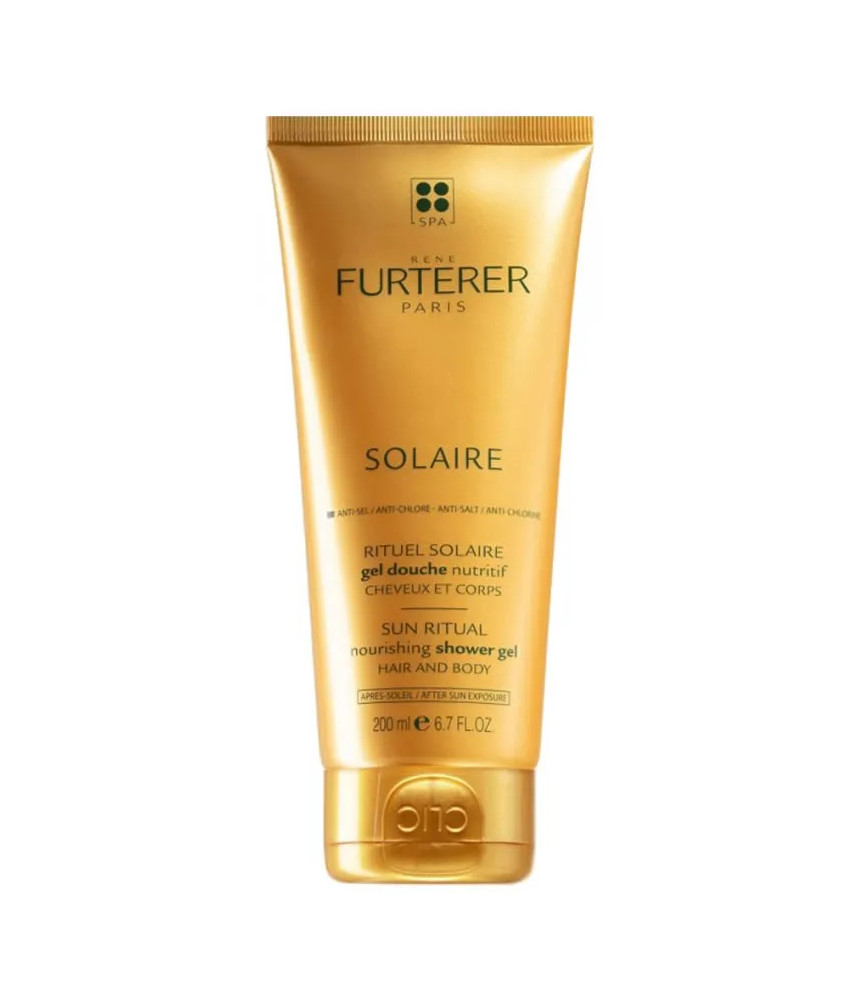 René Furterer Solaire Gel Douche Nourrissant 200ml - Accueil de l'été