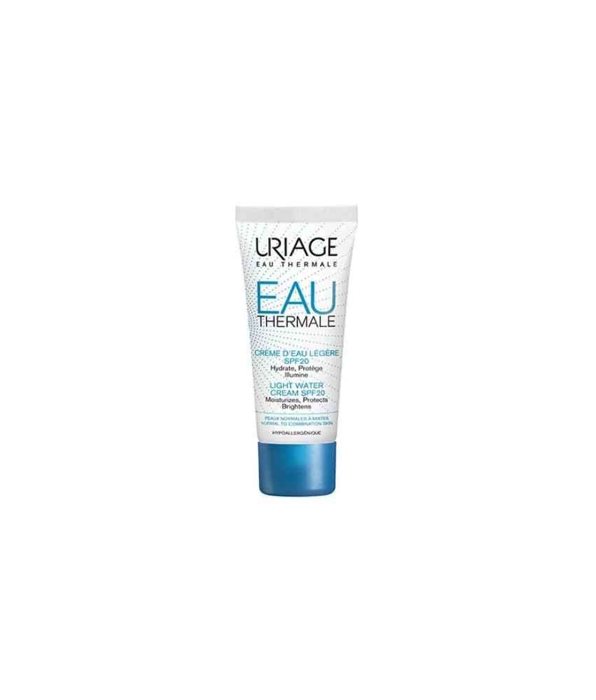 Crème d'Eau Légère SPF20 40ml Uriage: Hydratation et Protection