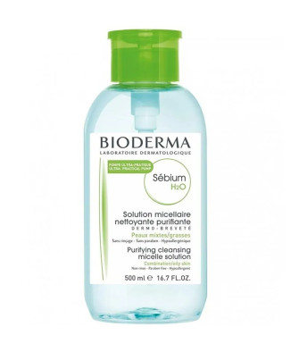 Nettoyant sans rinçage Bioderma Sebium H2O Reverse Pump 500ml