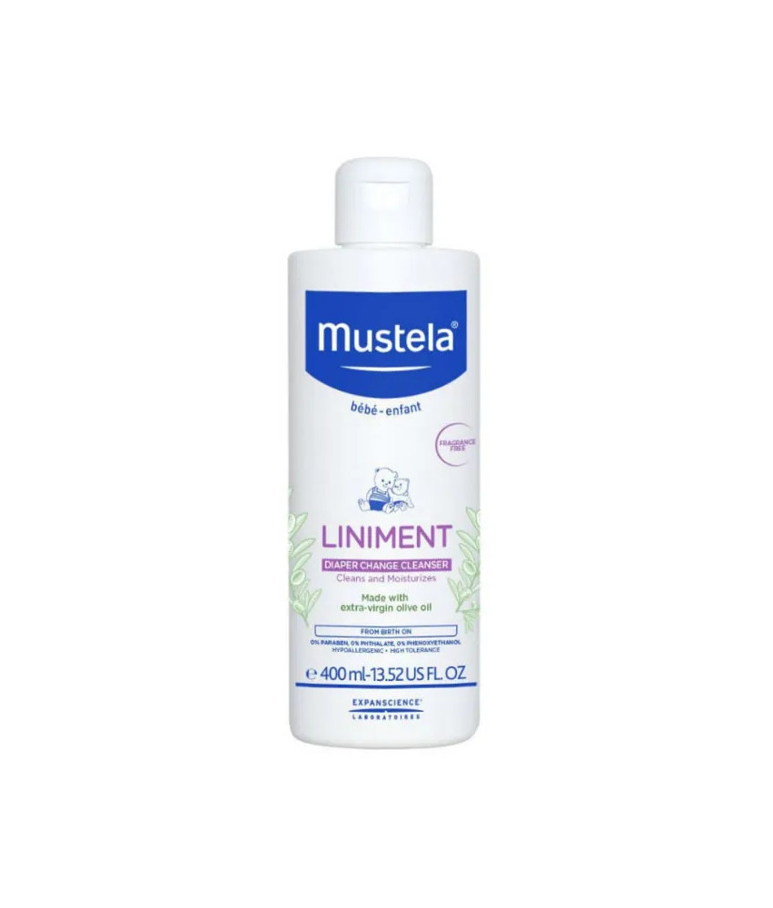 Mustela Baby Liniment 400ml - Nettoyant doux pour bébé