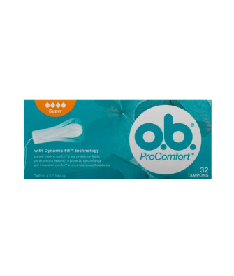 Tampons O.b. ProComfort Super 32U - Protection Supérieure