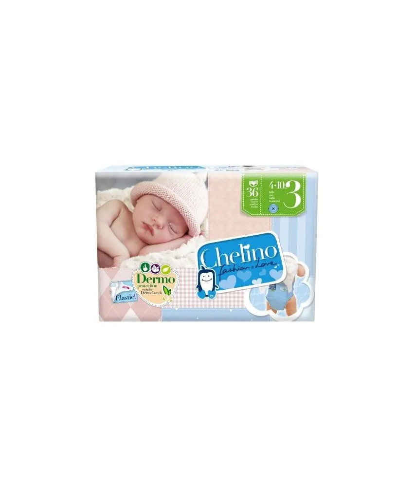 Couches Chelino Fashion&Love T-2 : Pack de 36 unités