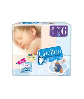 Couches Fashion&Love Chelino T-6: 27 Unités